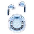 ACEFAST T8 / AT8 Crystal (2) Color Bluetooth Earbuds Auriculares inalámbricos ligeros para el trabajo - Azul
