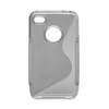 Apple iPhone 4 / 4S TPU Funda de Silicona - Gris