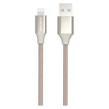 GreyLime Cable trenzado USB-A / Lightning - MFi Certified - 2m - Beige