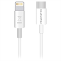 Cable USB-C / Lightning Powerstar - 1m (Embalaje abierta - Bulk Satisfactorio)