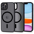 Carcasa Tech-Protect Magmat para iPhone 11 Pro - Compatible con MagSafe - Negro Translúcido