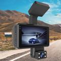 Cámara para Automóvil de Doble Lente 1080p con G-Sensor YC-868 - Frontal / Interior