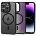 Carcasa Tech-Protect Magmat para iPhone 15 Pro - Compatible con MagSafe (Embalaje abierta - Satisfactoria) - Negro Mate