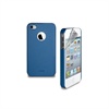 Puro Carcasa Suave para iPhone 4 / 4S - Azul