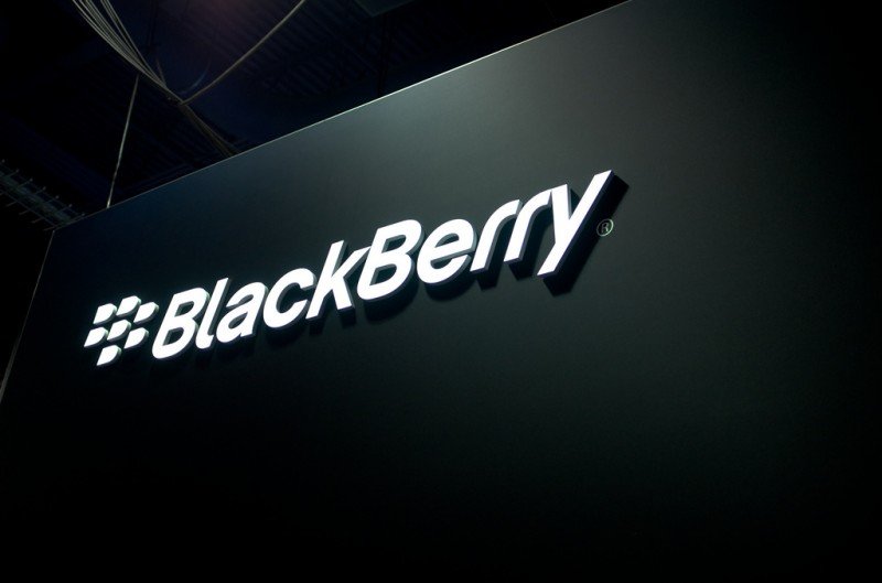 The BlackBerry company logo
