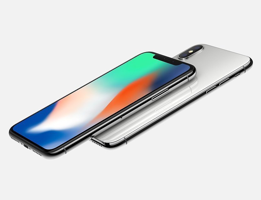 iPhone X silver