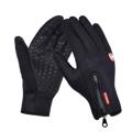 Guantes B-Forest Resistentes al Viento para Pantalla Táctil - L - Negro