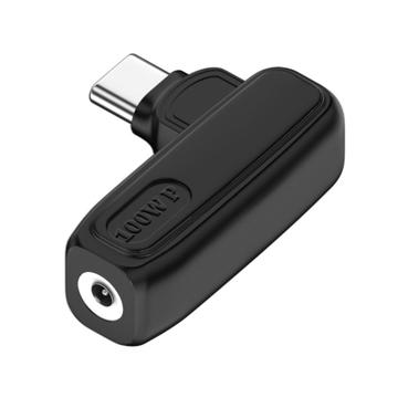 100W P 3.0X1.1mm Hembra a Tipo-C Macho Adaptador de Carga Mini Convertidor