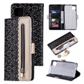 Funda Lace Pattern para iPhone 11 - Estilo Cartera - Negro