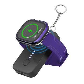 Mini batería inalámbrica magnética con llavero y cargador portátil de 1200 mAh para la serie iWatch