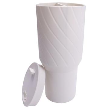 Funda de silicona de 2 compartimentos para vaso Stanley de 40 oz - Sin BPA
