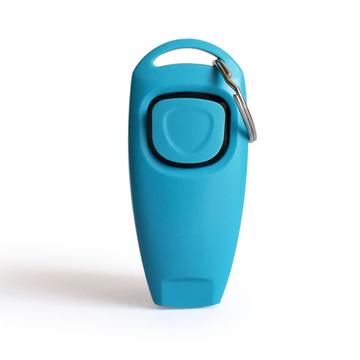 Clicker y silbato 2 en 1 para adiestramiento de perros - Azul cielo