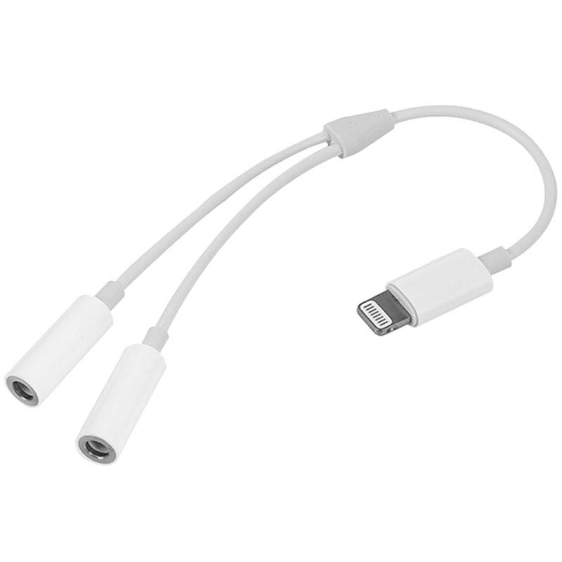 Adaptador Lightning a Toma de Auriculares 3.5mm MH027 - Blanco