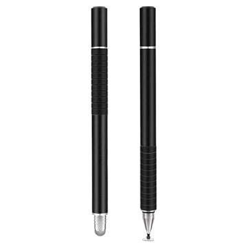 Baseus 2-in-1 Capacitive Touchscreen Stylus and Ballpoint Pen - Black