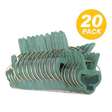 20 Piezas. Juego de pinzas para plantas / pinzas para plantas para atar plantas y flores