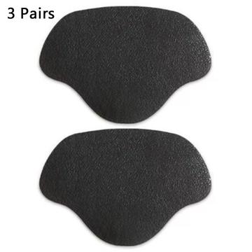 3 Pares de Taloneras para Zapatos y Zapatillas, Plantillas para el Talón - 8.5x5.8cm - Negro