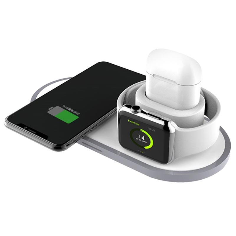 Estación de carga inalámbrica 3 en 1: iPhone, Apple Watch, AirPods
