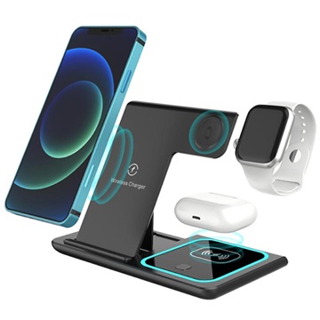 3-in-1 Wireless Charging Station - iPhone, Apple Watch, AirPods