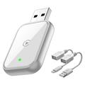 348 Adaptador CarPlay inalámbrico para iPhone - Blanco