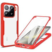 Carcasa de Protección 360 para Xiaomi 15 - Rojo / Claro