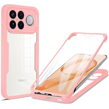 Carcasa de Protección 360 para Xiaomi Redmi K90 Pro Max - Rosa / Claro