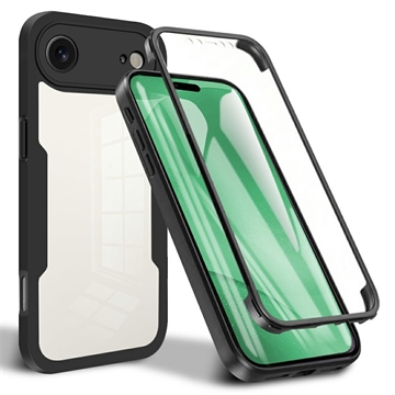 Carcasa de Protección 360 para iPhone 17 Air - Negro / Claro