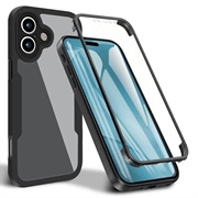 Carcasa de Protección 360 para iPhone 17 - Negro / Claro