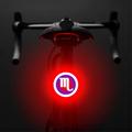 3664 Luz Trasera Creativa IPX2 Impermeable Pequeña Luz LED para Bicicleta Soporte Carga USB para Ciclismo al Aire Libre - Scorpio