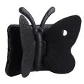 3D Butterfly Kids Shockproof EVA Kickstand Phone Case Funda para iPad Pro 9.7 / Air 2 / Air - Negro
