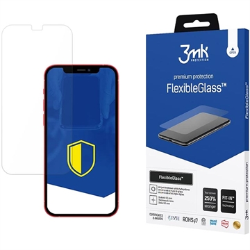 Protector de Pantalla 3MK FlexibleGlass Hybrid para iPhone 12 Mini - 7H, 0.3mm - Transparente