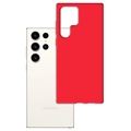 Carcasa de TPU 3MK Matt para Samsung Galaxy S23 Ultra 5G - Rojo