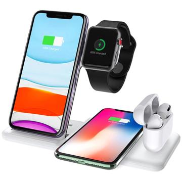 3-in-1 Wireless Charging Station - iPhone, Apple Watch, AirPods