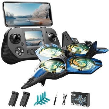 4DRC 4D-V46 HD Fotografía Aérea RC Avión no tripulado con tarjeta de memoria de 32 GB - Azul