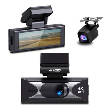 Dash Cam 4K de doble lente con ADAS y visión nocturna