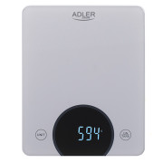 Adler AD 3173s Balanza de cocina - hasta 10kg - LED