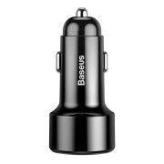 Baseus Magic 2x USB QC 3.0 45W cargador de coche CCMLC20A-01 - negro