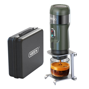 HiBREW H4B_GN Cafetera portátil 3 en 1 con estuche