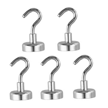  Ganchos Magnéticos Resistentes para Cocina - 5 piezas. - 12x12x31mm