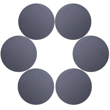 6 Pzs. Posavasos de cuero PU Ø 10 cm