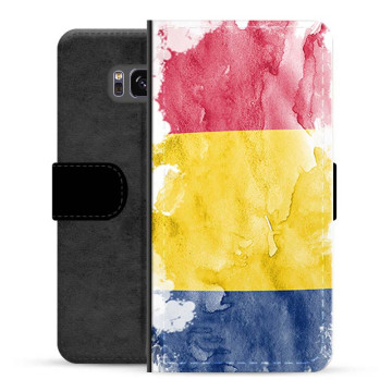 Funda Flip Premium Samsung Galaxy S8+ - Bandera de Rumanía