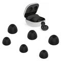 6 piezas de repuesto Earbuds Tips Soft Silicone Earphone Caps Cover for Samsung Galaxy Buds2 - Negro