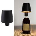 Lámpara de Botella de Vino con Control Táctil 3 Colores Cambiantes LED Lámpara de Escritorio Portátil para Bar, Fiesta