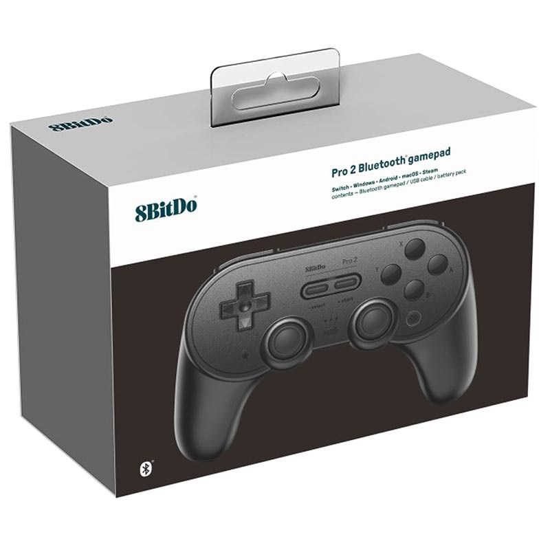 8bitdo Pro 2 Bluetooth Gamepad Smartphone Pc Nintendo Switch Black