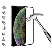 Protector de Pantalla de Cristal Templado 9D para iPhone 11 Pro/XS - Borde Negro