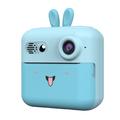 Mini cámara digital HD para niños A23 con impresión de fotos instantáneas - Azul