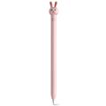 AHASTYLE PT129-1 para Apple Pencil 1ª Generación Stylus Pen Silikone Funda - Pink Rabbit