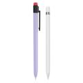 AHASTYLE PT80-1-K Para Apple Pencil 2nd Generation Stylus Pen Funda protectora de silicona antigoteo - Morado
