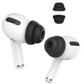 AHASTYLE PT99-2 1 Par Para Apple AirPods Pro 2 / AirPods Pro Reemplazo Silicona Auriculares Bluetooth Auriculares Tapones, Tamaño L - Negro