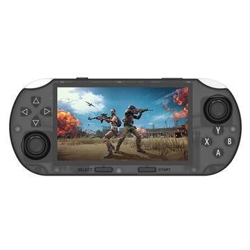 Consola de juegos portátil Ampown SF3000HD con juegos integrados y soporte multijugador WiFi - Negro