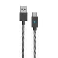 AOLION Cable de carga de 3 m para mando PS5 Cable de carga de USB a Type-C con indicador LED.